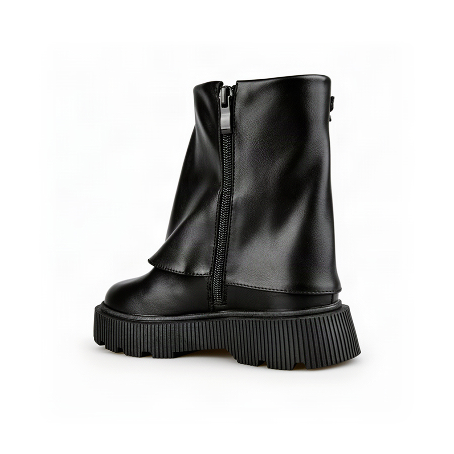 kids boots synthetic leather black 0162547