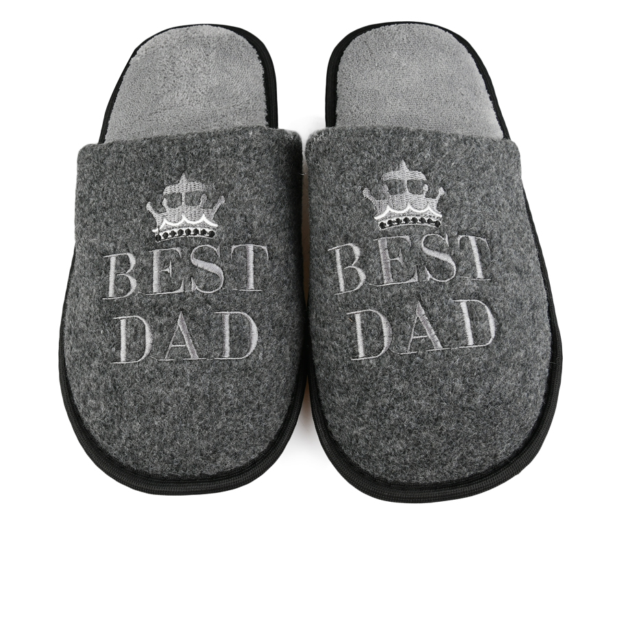men's slippers textiles grey 0162075