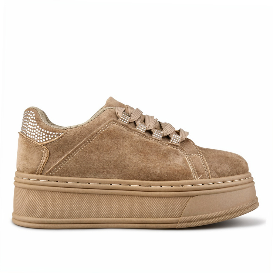 adidași damă textil maro deschis 0162707
