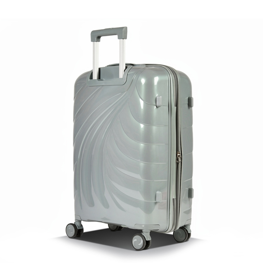 medium suitcase polypropylene dark gray 0161599