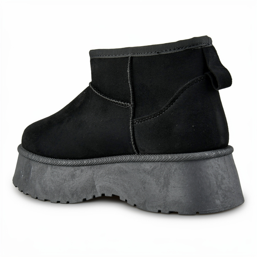 botine de zăpadă damă textil negru 0163353