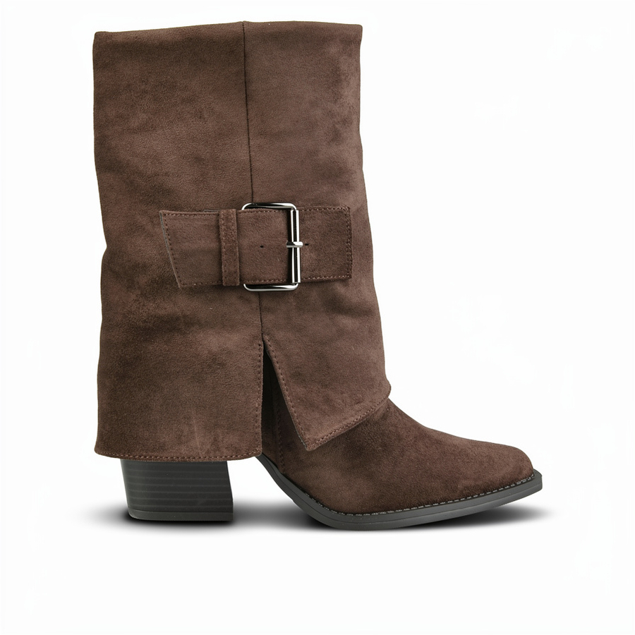 botine damă textil maro 0162447