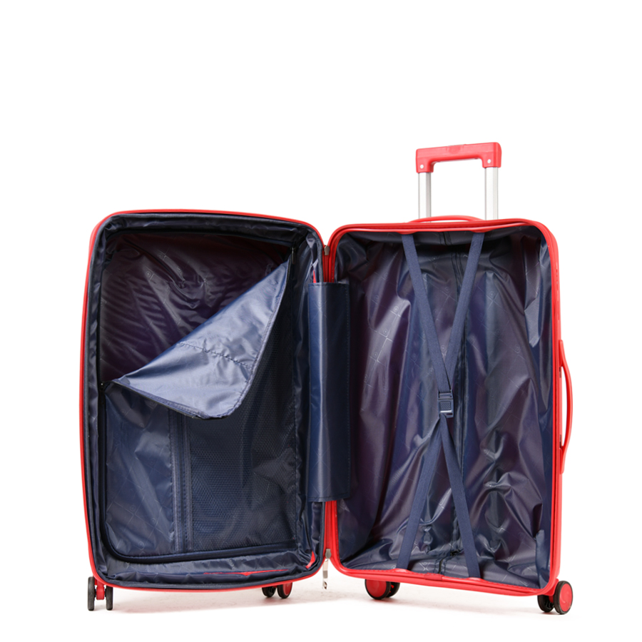 small suitcase polypropylene red 0161442