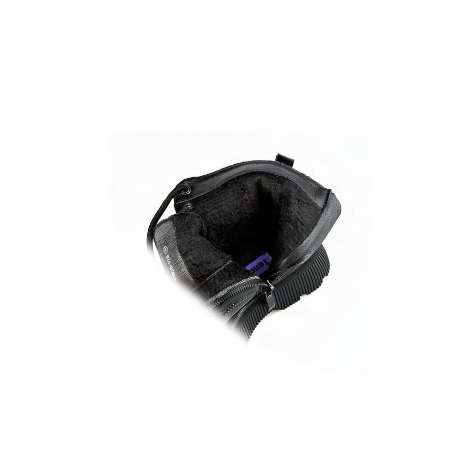 kids boots synthetic leather black 0162558