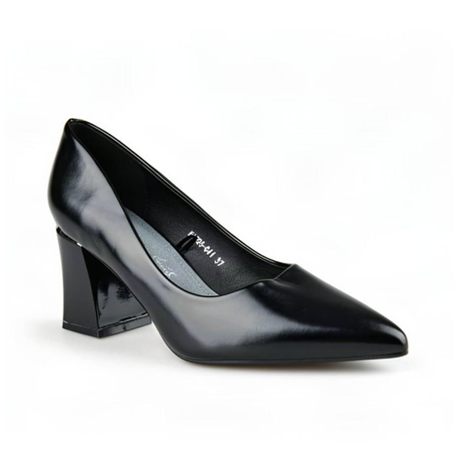 pantofi damă piele ecologică negru 0163036