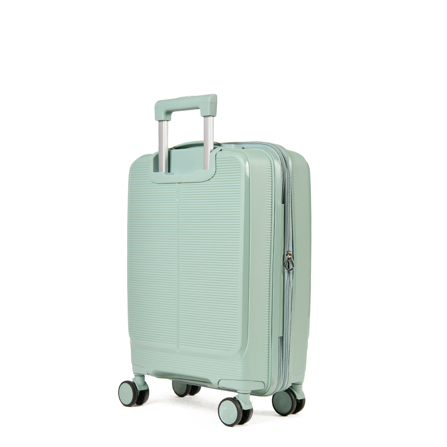 small suitcase polypropylene green 0161412