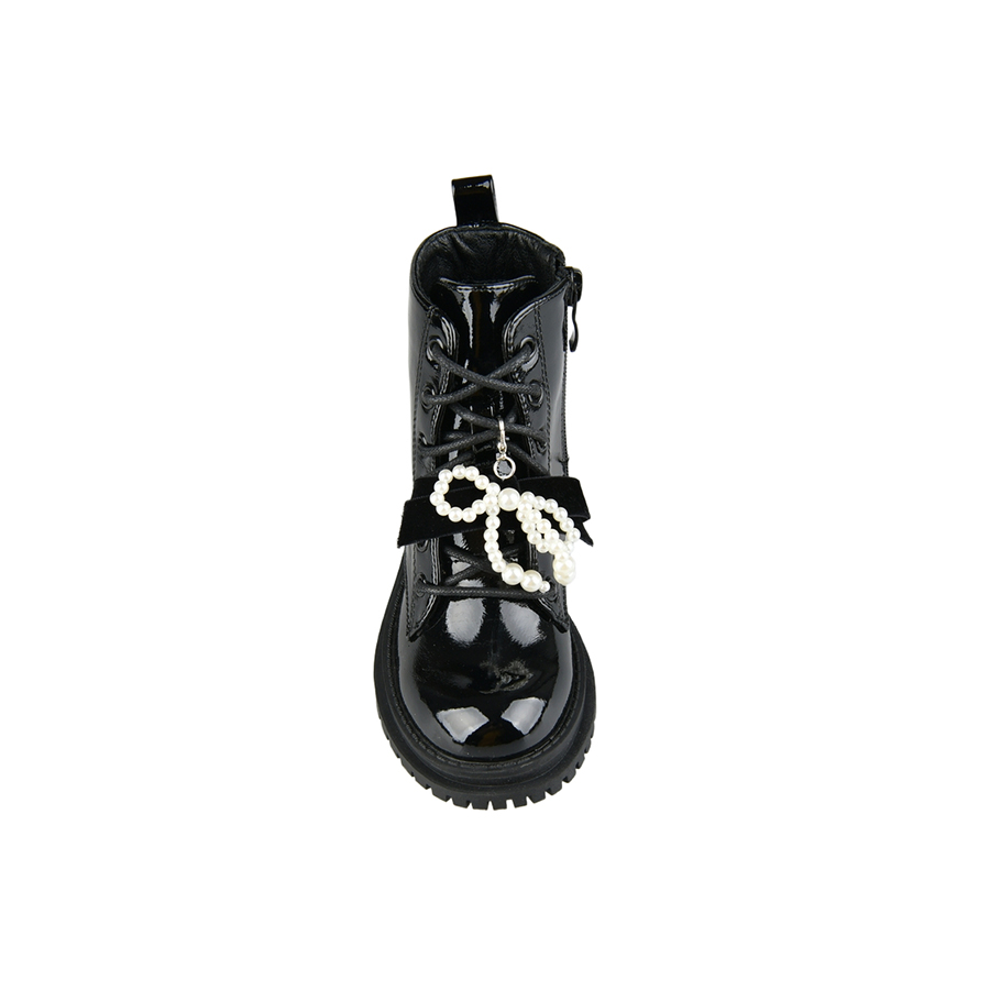 kids boots synthetic leather black 0162553