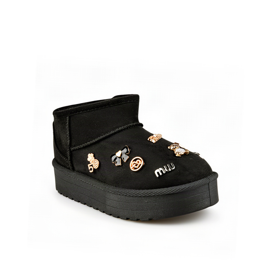 kids boots textiles black 0162550
