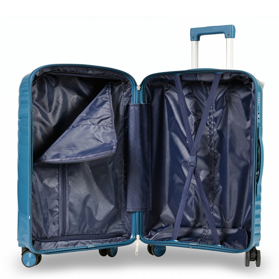 medium suitcase polypropylene blue 0161608