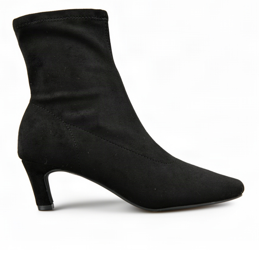 botine damă textil negru 0162824