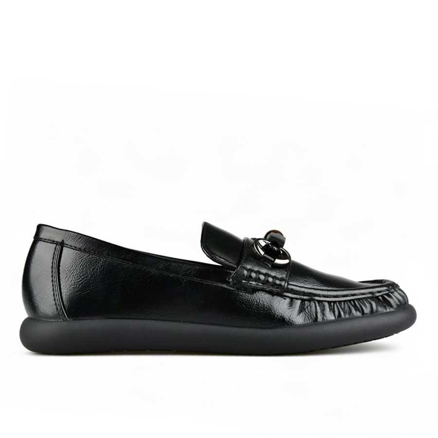 lady's shoes synthetic leather black 0163038