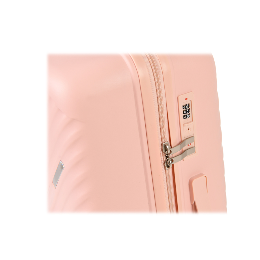 small suitcase polypropylene pink 0161445