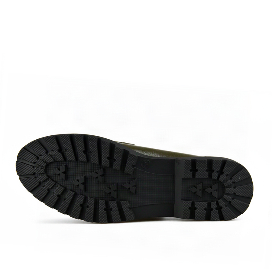 lady's shoes textile/synthetic leather green 0163004
