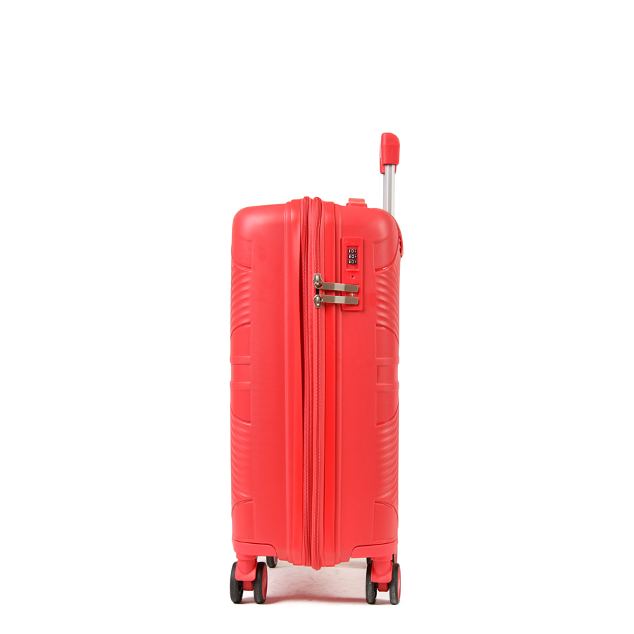 small suitcase polypropylene red 0161442