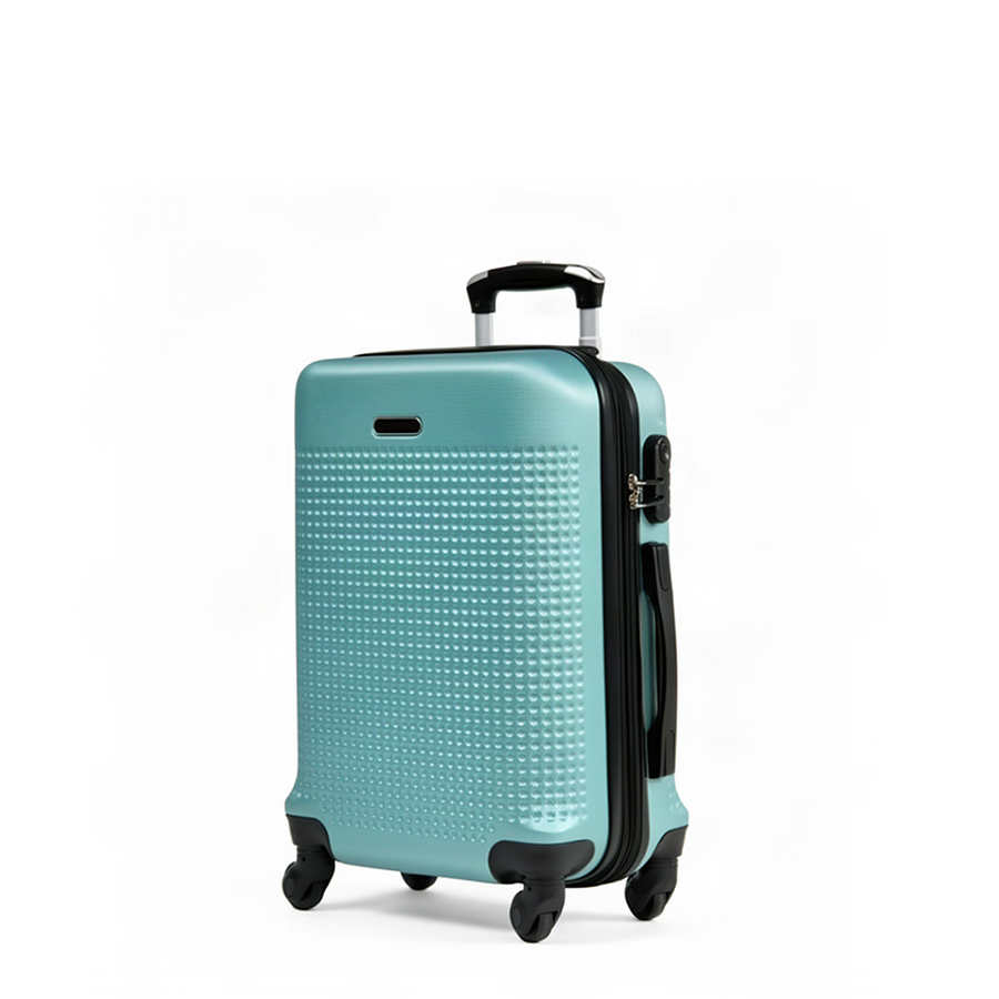 small suitcase ABS plastic green 0163690
