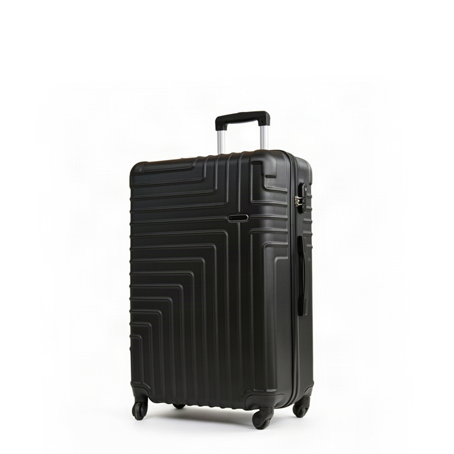 small suitcase ABS plastic black 0163684