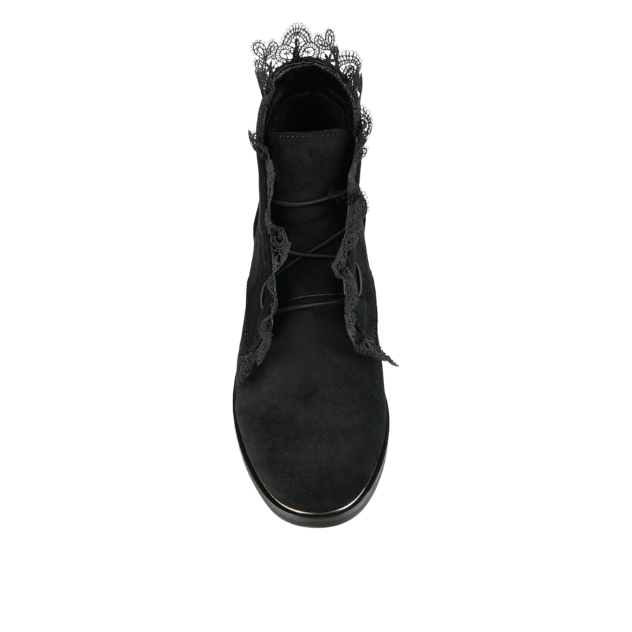 botine damă textil negru 0162468