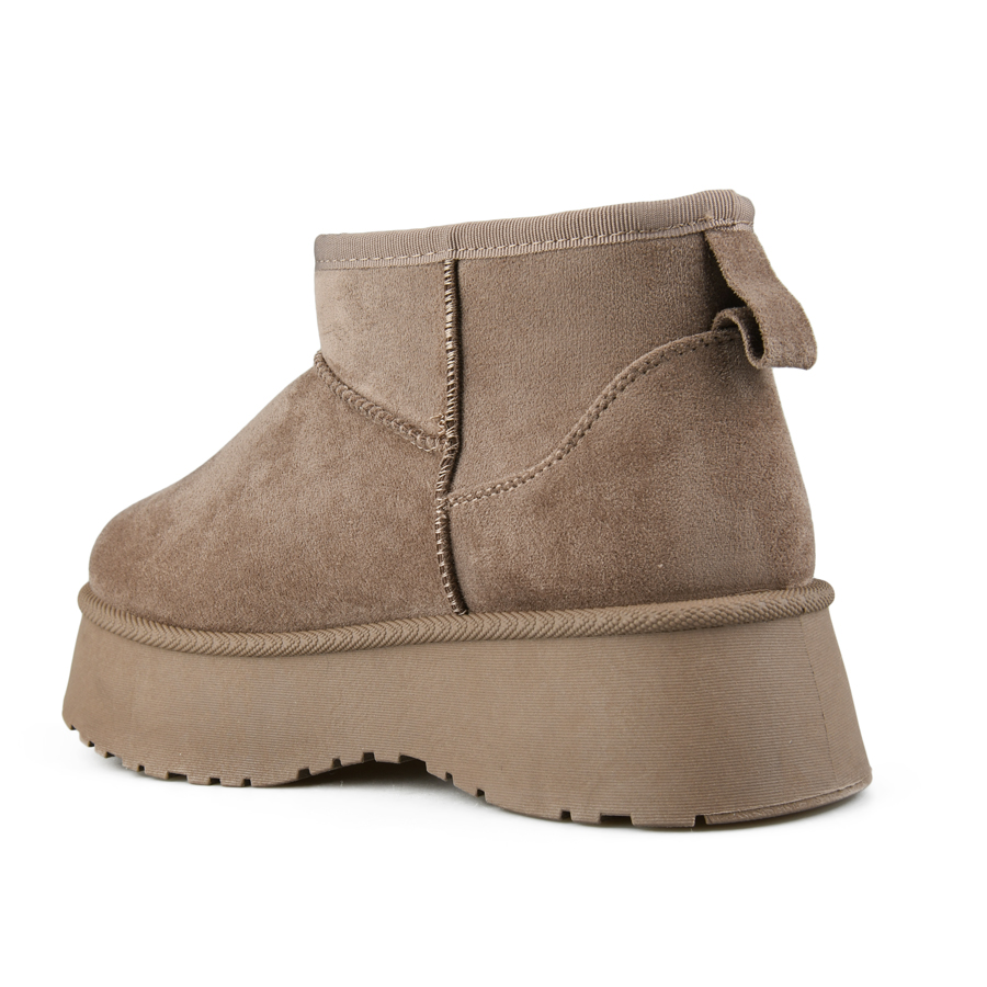 botine de zăpadă damă textil maro deschis 0163354
