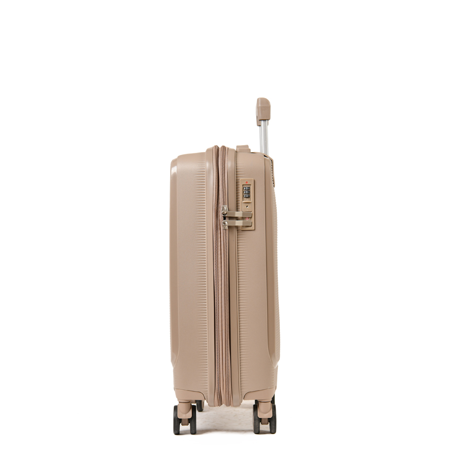 small suitcase polypropylene light brown 0161415