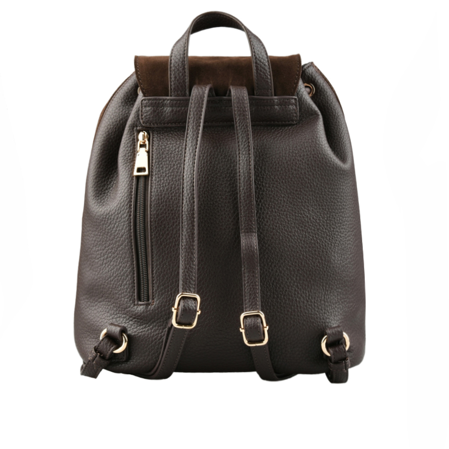 rucsac damă piele naturală/piele ecologică maro 0163097