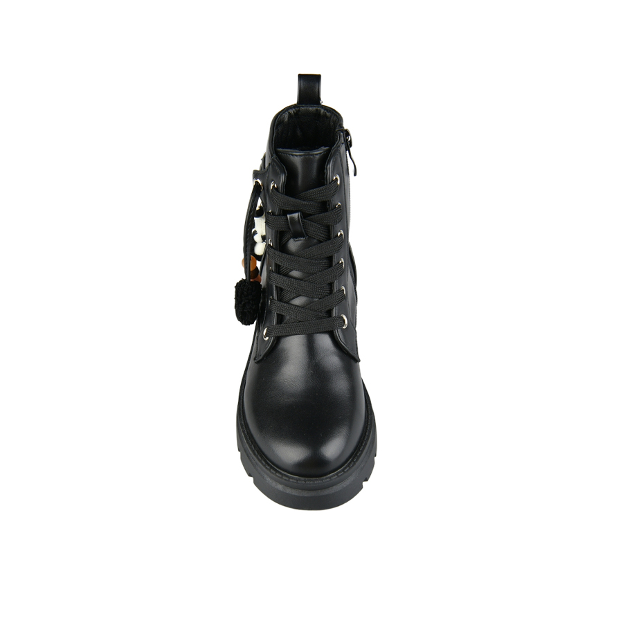 kids boots synthetic leather black 0162538