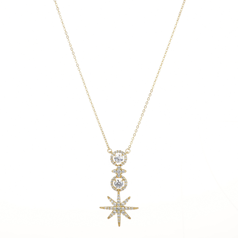 lady's necklace brass gold 0164798
