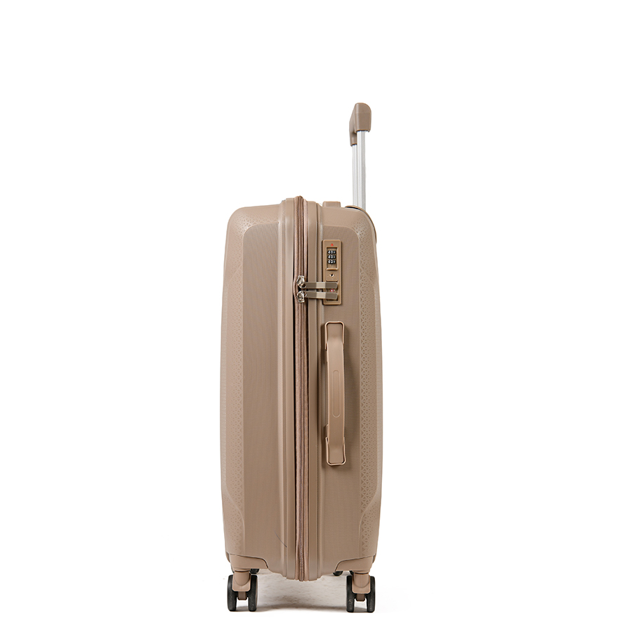 small suitcase polypropylene light brown 0161430