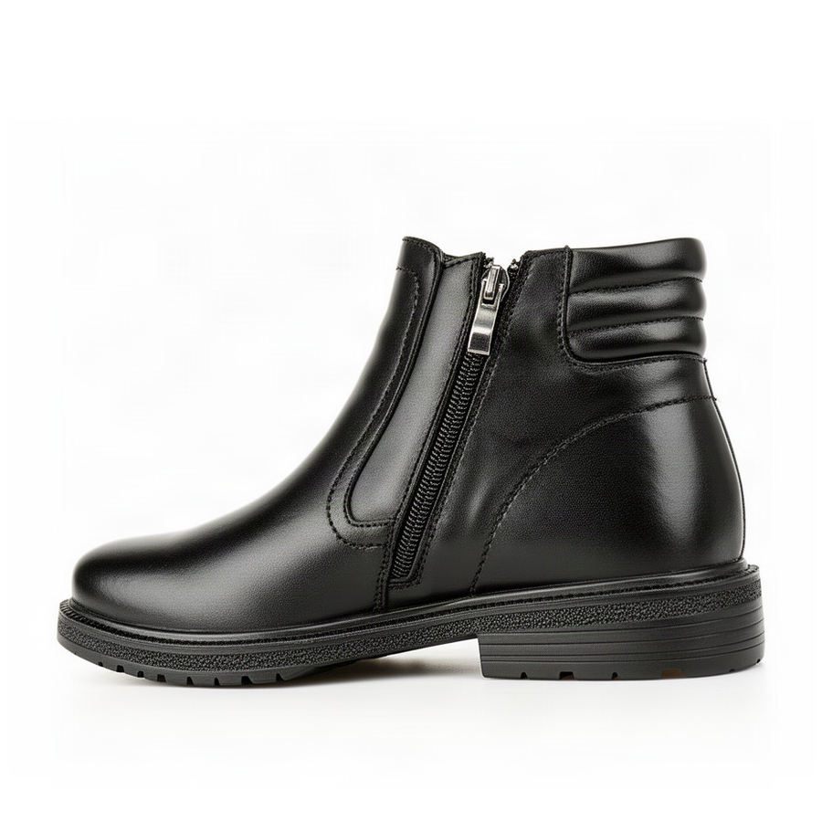 botine bărbați piele naturală negru 0162138