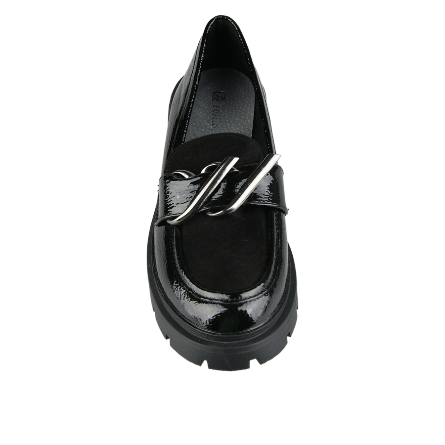 lady's shoes textile/synthetic leather black 0163005