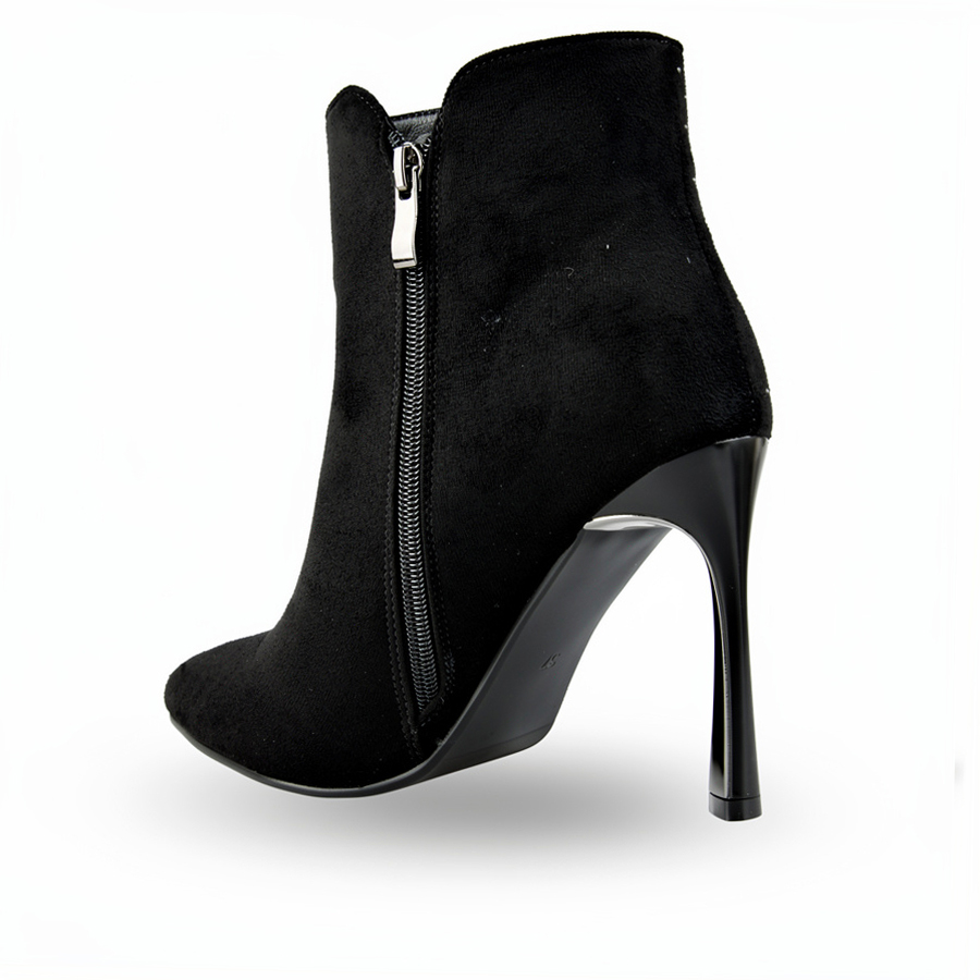 botine damă textil negru 0162069