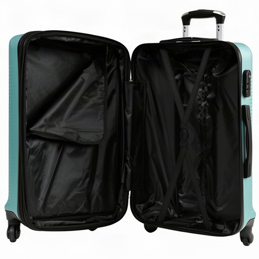 big suitcase ABS plastic green 0163692