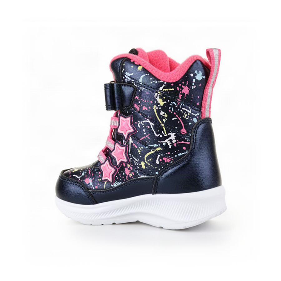 kids boots synthetic leather dark blue 0162288