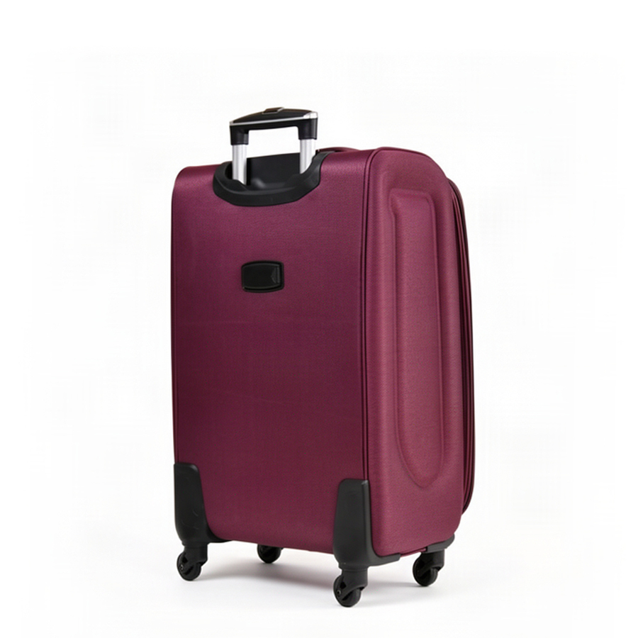 medium suitcase textile bordeaux 0163721