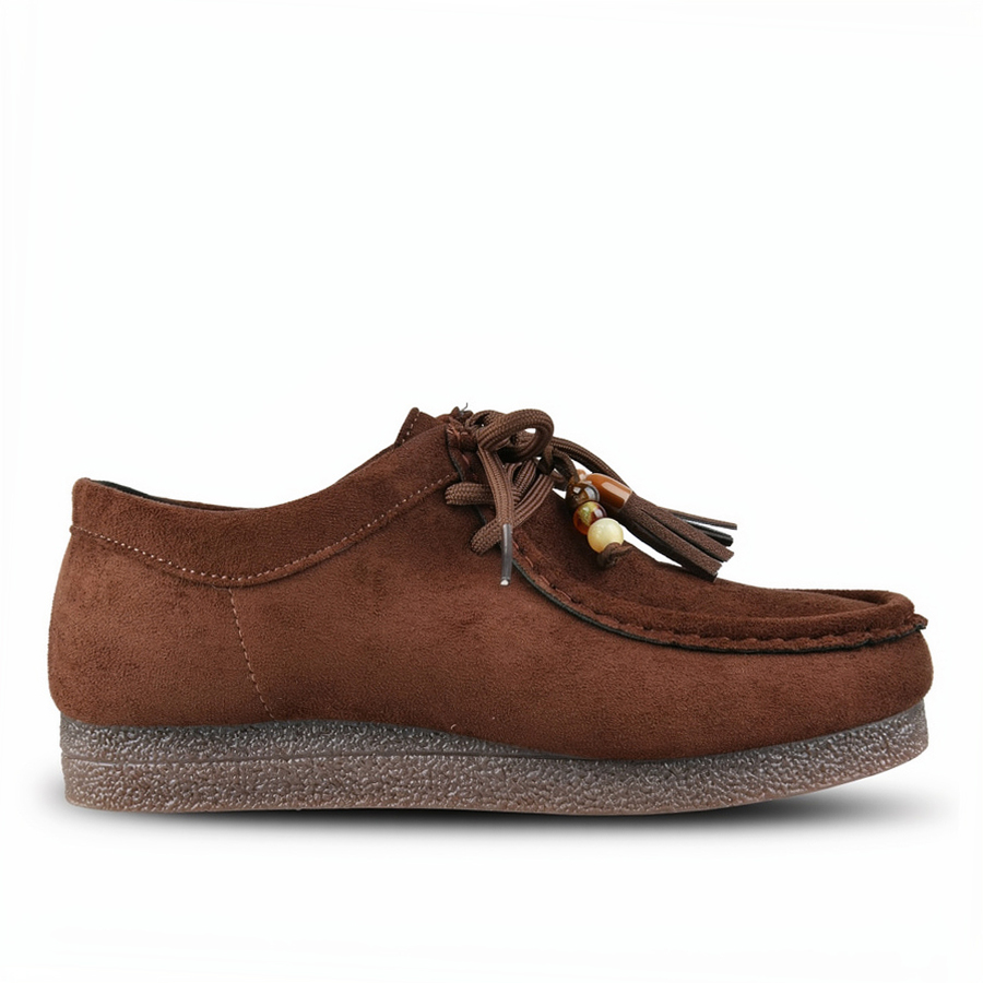 pantofi damă textil maro 0162321