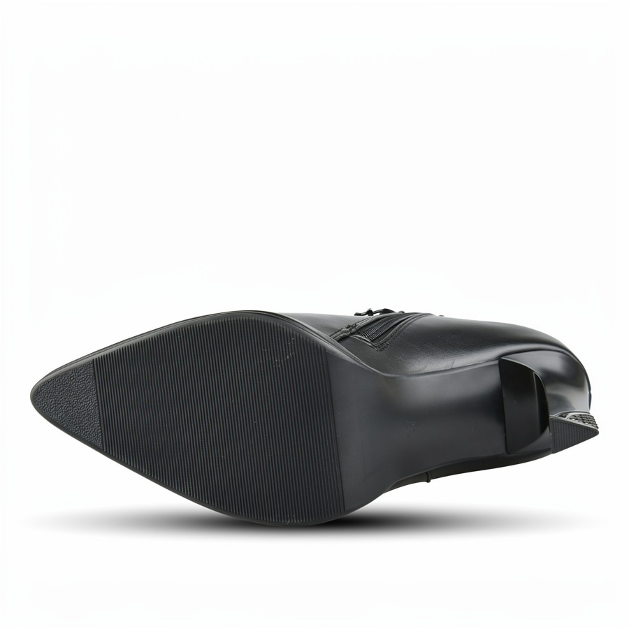 botine damă piele ecologică negru 0162067