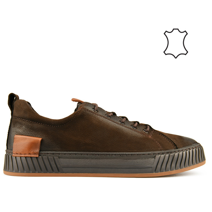 Men leather shoes