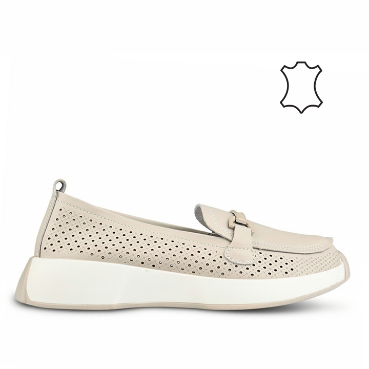 Women leather shoes
