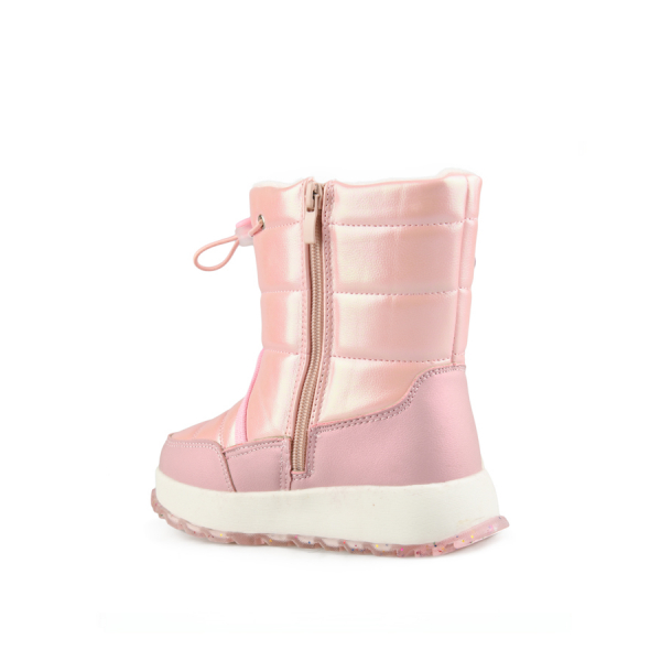 botine copii piele ecologică roz 0161759