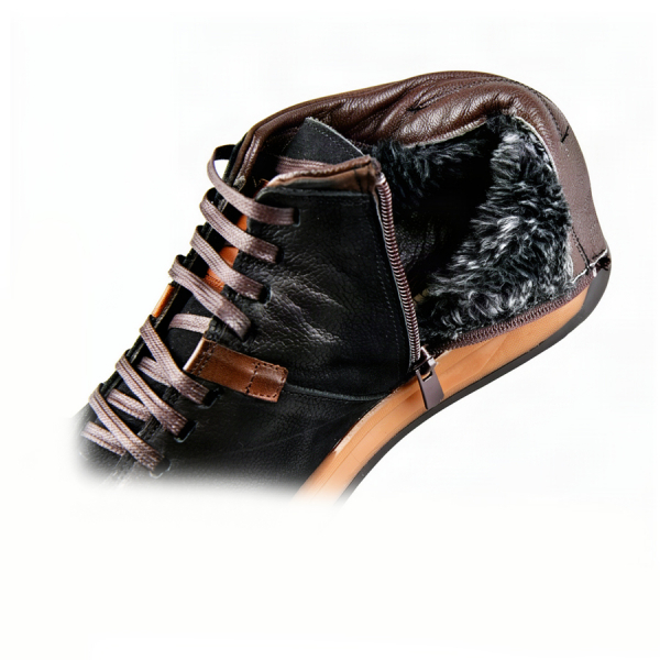botine bărbați piele naturală negru 0164080