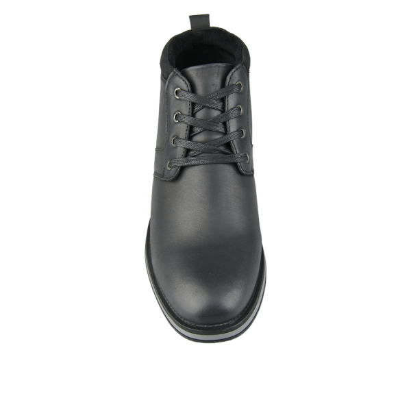 botine bărbați piele naturală negru 0162938