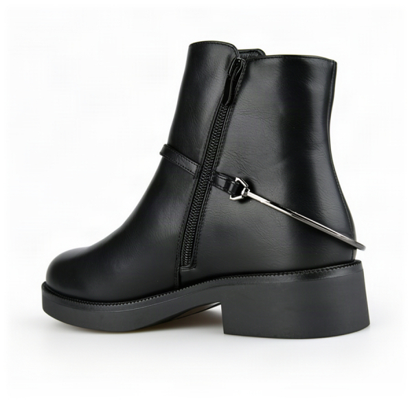 lady's boots synthetic leather black 0162474
