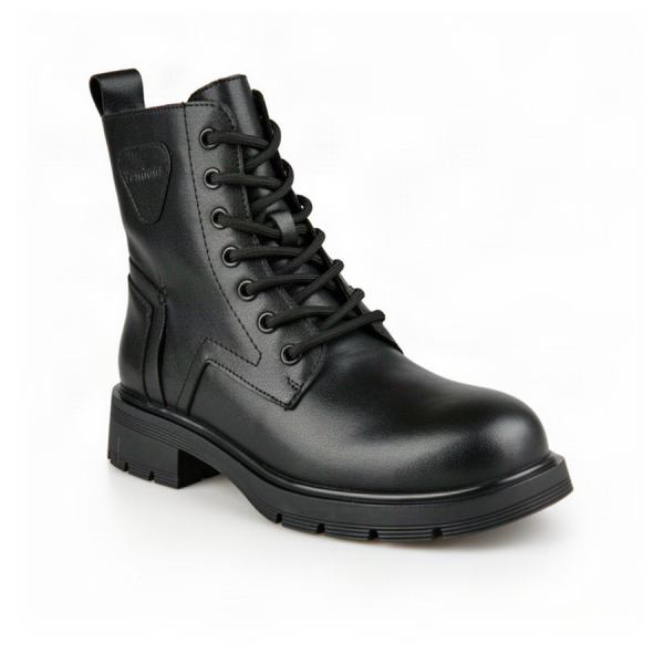 lady's boots genuin leather black 0162670