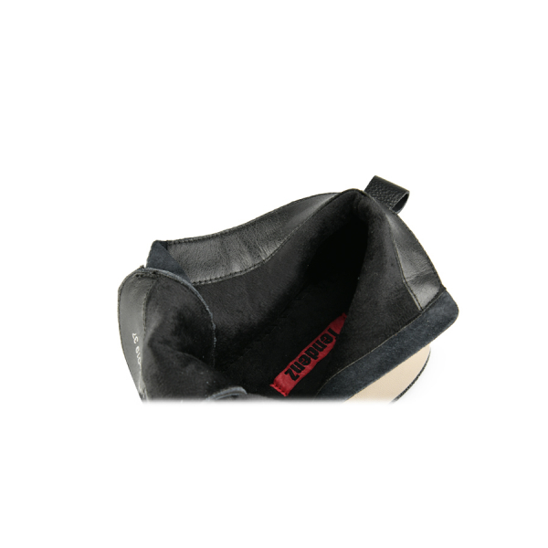 botine damă piele naturală negru 0162884