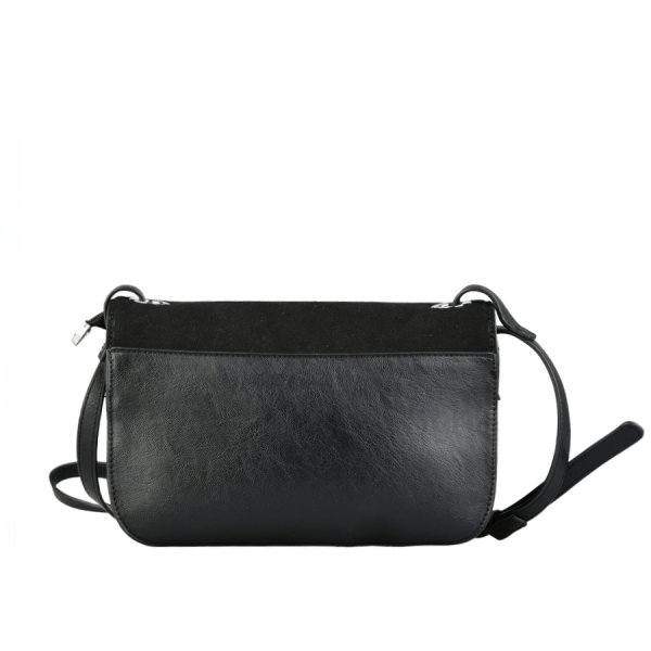 geantă damă  piele naturală/piele ecologică negru 0163137
