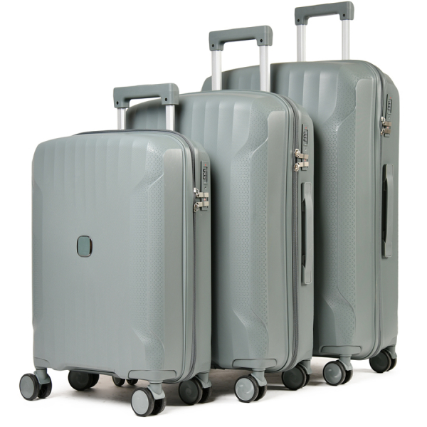 small suitcase polypropylene grey 0161427