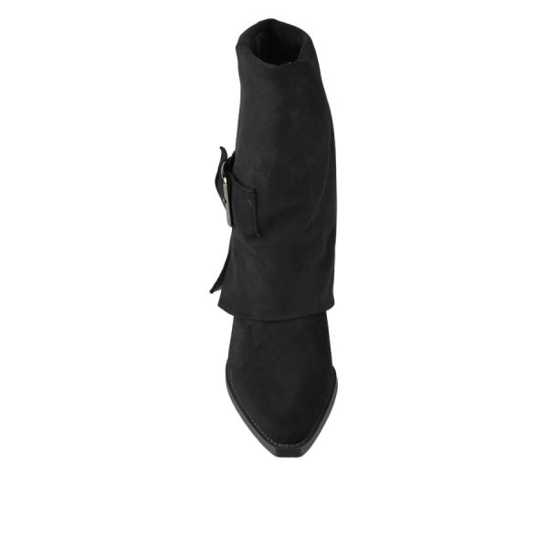 botine damă textil negru 0162446