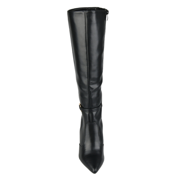 cizme damă piele ecologică negru 0163219