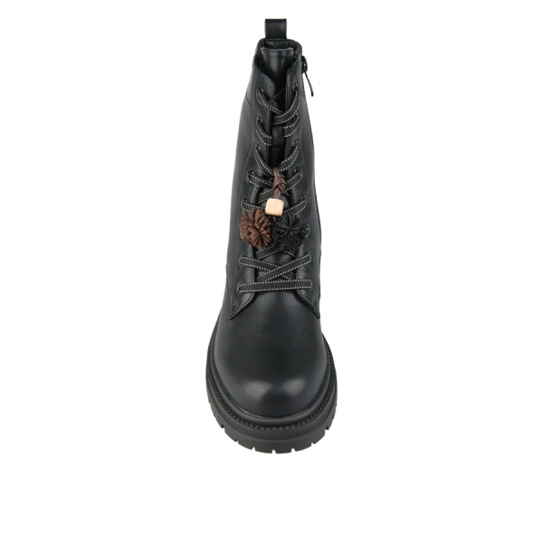 lady's boots synthetic leather black 0162846