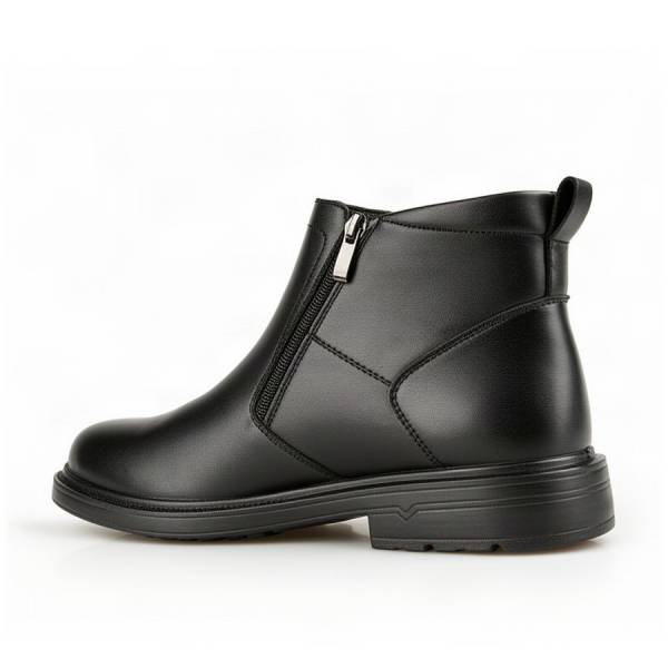 botine bărbați piele naturală negru 0162139