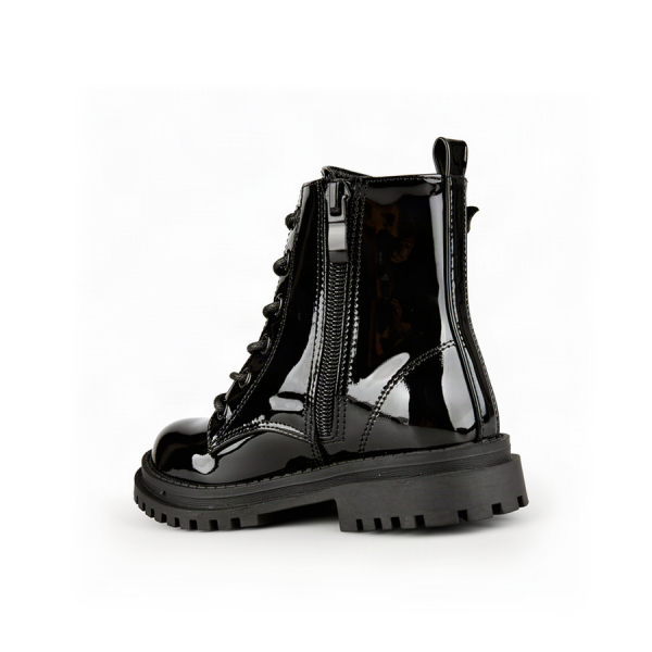 kids boots synthetic leather black 0162552